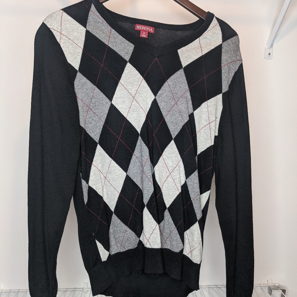 Men's Merona argyle sweater